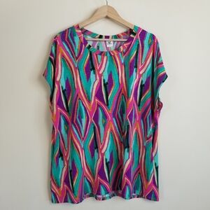 Sew In Love Round Neck Top 1X